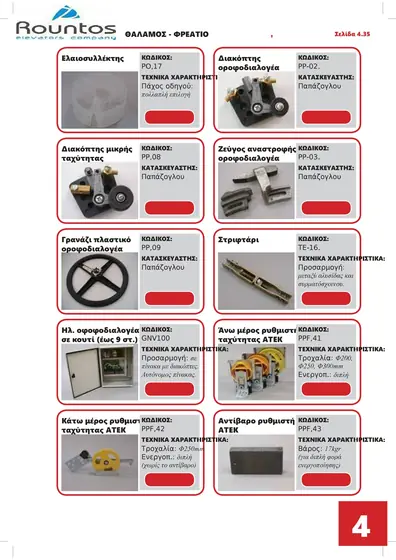 Ανταλλακτικά συντήρησης Κατάλογος — εικόνα 61