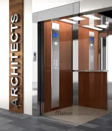 Θάλαμοι ανελκυστήρων Metron Silva Inox