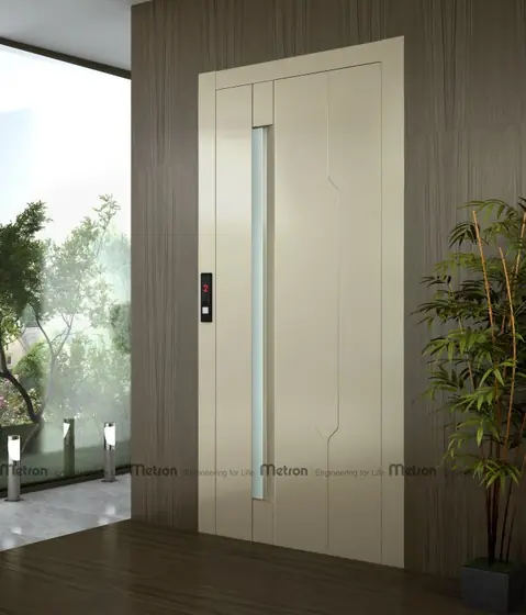Θύρες ανελκυστήρων Metron Palm Forum, Powder Coating - Beige