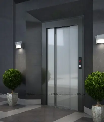 Θύρες ανελκυστήρων Metron 4Pcpowder Coated Anthracite-Inox